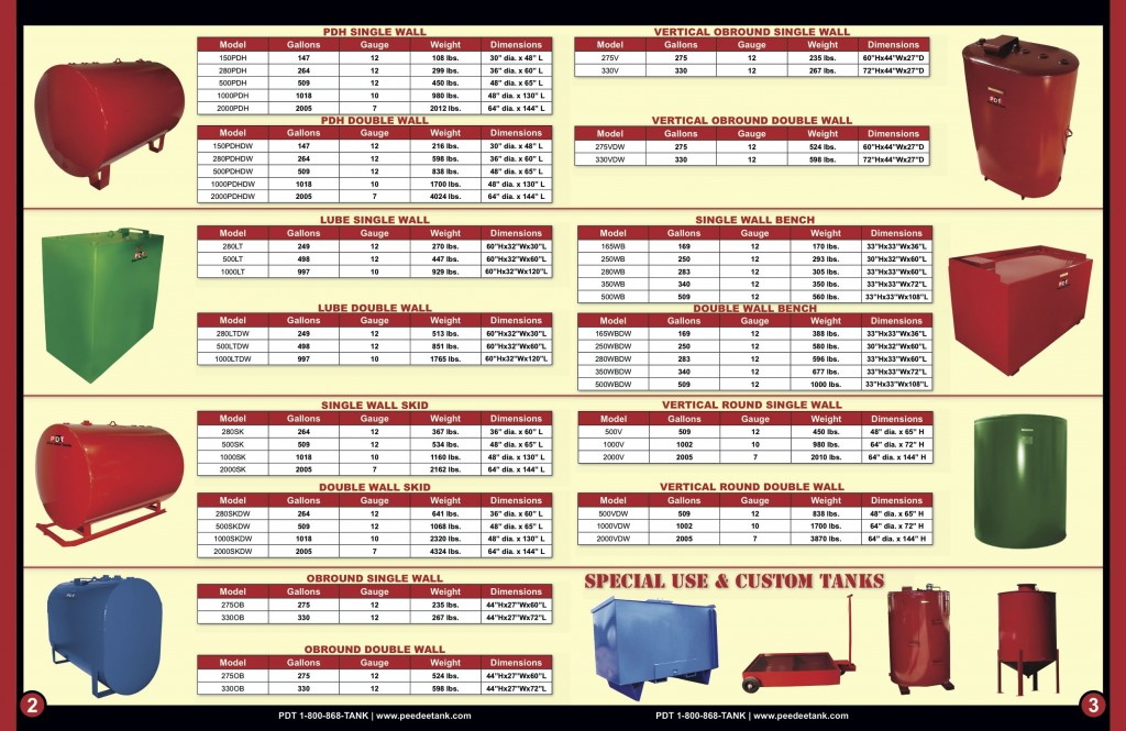 Tank Brochure